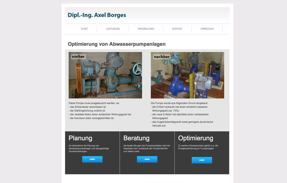 Website von Dipl.-Ing. Axel Borges